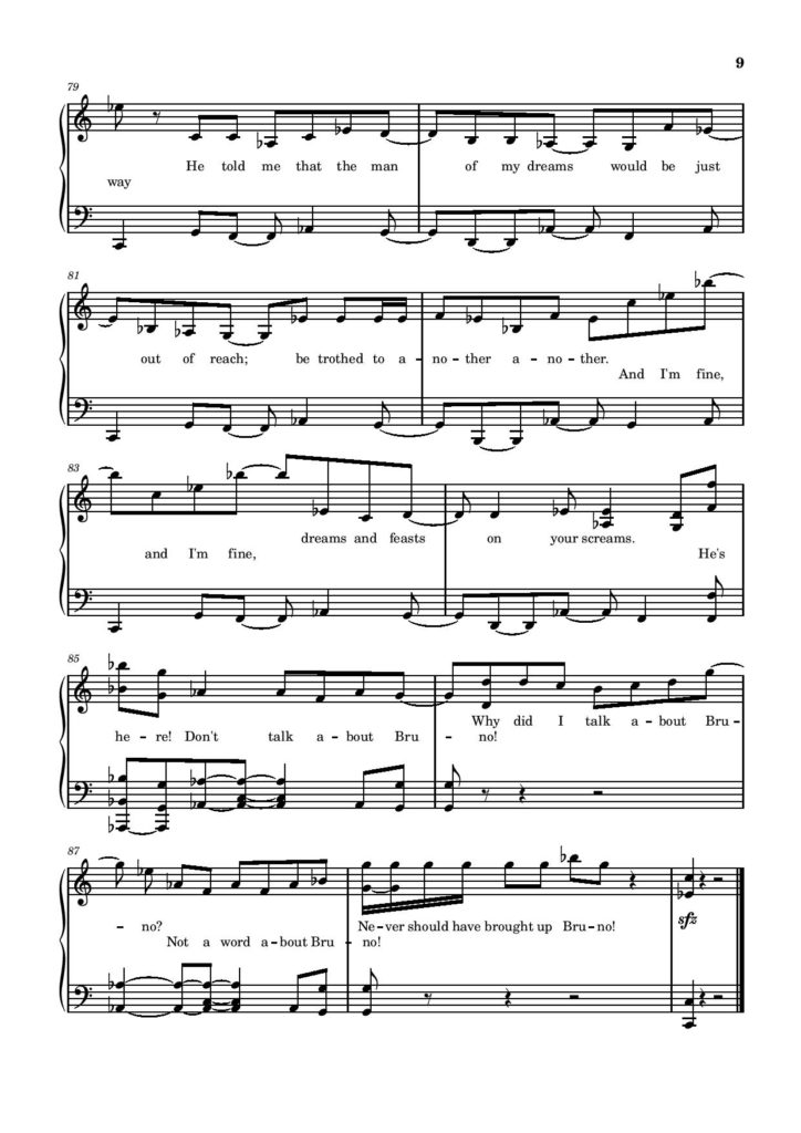 We Don't Talk About Bruno Piano Sheet Music | Free Sheet Music